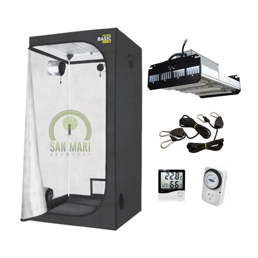 Kit Indoor Garden Highpro 80x80 + Gs Iluminaciones Mx 150 + Accesorios